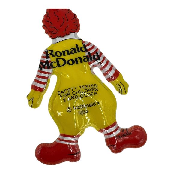 VTG 1984 Ronald McDonald Happy Meal Toy Clown Christmas Ornament Advertising - Picture 5 of 5
